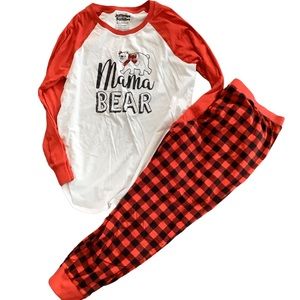 Size large maternity women’s Christmas pajamas set